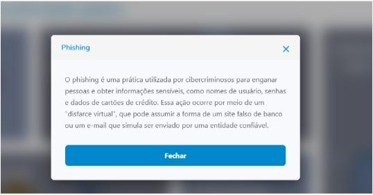 Exemplo de pop-up